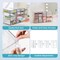 4 Set Clear Desk Organizer, Pen Organizer with 16 Drawers, Acrylic Desktop Organization and Storage for Office Supplies, Pen, Makeup, Art Craft, Jewelry